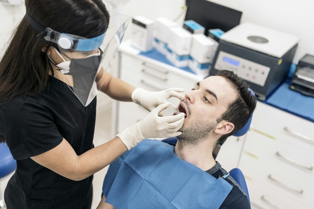 Young Man in the Dentist